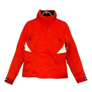 Spyder Women's VailJacket Volcano/Deep Orange Insulated Ski Jacket  Sz: 8